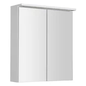 KAWA STRIP LED ogledalna omarica 60x70x22cm, bela - Bela - 60x70,4x21,6 cm - Aqualine - KAWA - 24 - MDF/laminat - 600 - 704 - 216 - IP44 - 430 - 9.6 - LED - 14