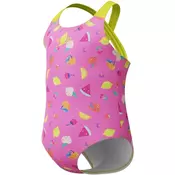 Speedo printed crossback girls neon fruits 5