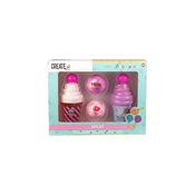 Kopalni set Balzam za telo Gel za prhanje 2 kroglici CREATE IT CANDY