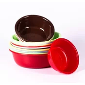 Skleda PH 7,7L (¤36x11,5cm) rjava CZ