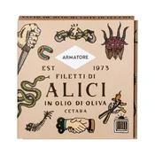 FILETI INČUNOV V OLJČNEM OLJU ARMATORE di CETARA