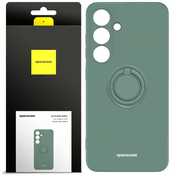 Spacecase SPACECASE SILIKONSKI OVITEK OBROČ ZA SAMSUNG GALAXY S24 TEMNO ZELEN, (21963634)