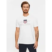 Gant Majica Reg Archive Shield Ss 2003199 Bela Regular Fit