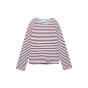 Pull&Bear Majica  češnjevo rdeča / bela