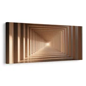 Slika geometrijski koridor s svetlobo - 80x40