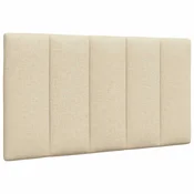 Vidaxl Blazina za vzglavje Hanko krem 90 cm blago