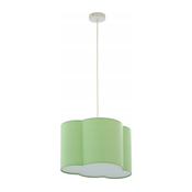 Luster na sajli CLOUD 1xE27/25W/230V zeleni