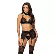 Beauty Night Velvet Sin Set Black L/XL
