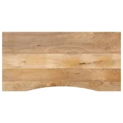 Vidaxl Mizna plošča ukrivljena 120x60x2,5 cm trden mangov les