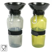 Putna boca s posudom za pse 500 ml DOGS - više boja Boja: Siva