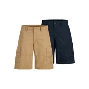 JACK & JONES Kargo hlače JPSTCole Mateo marine / rjava