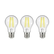 Arcchio Žarnica LED E27 3,8W 3.000K 806lm prozorna komplet 3