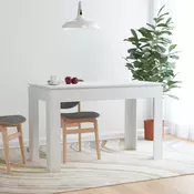 Jedilna miza (120x60x76cm, iverna plošča), bela