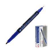 permanentni marker M&G dvostranski - moder