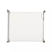 DREAMBABY Sigurnosna uvlacna ograda 0-140 cm bijela