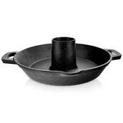 Orion Litoželezna ponev LITINA s podstavkom za piščanca 28 cm