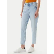Mustang Jeans hlače Charlotte 1016196 Svetlo modra Mom Fit