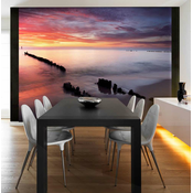 Foto tapeta - Sunrise over the Baltic Sea 200x154