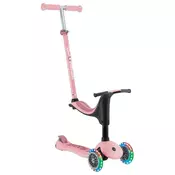 Romobil 4 u 1 Globber - Go Up Sporty Light, ružicasti