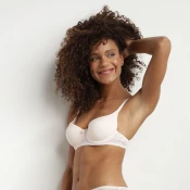 DIM SUBLIM PADDED BRA - Womens lace bra - light pink