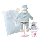Llorens M738-59 oblačila za dojenčkovo punčko NEW BORN velikosti 40-42 cm z dodatki