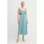 Obleka Twinset turkizna barva, 251TP2412