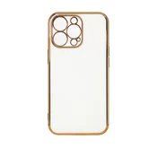 HURTEL Hurtel Ohišje Lighting Color za Samsung Galaxy A13 5G, gel, zlati okvir, bela