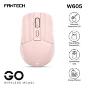 Mis Wireless Gaming Fantech W605 GO roze