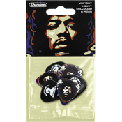 Dunlop Jimi Hendrix Guitar Picks Star 6 Pack