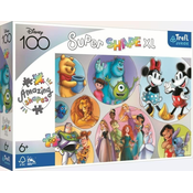 Trefl Puzzle Super Shape XL Disneyjev pisani svet 160 kosov