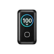 UTK GAN polnilec z zaslonom, 100W, 3xUSB-C, 1xUSB-A