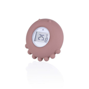 Silikonski digitalni termometer 2v1, Old Pink