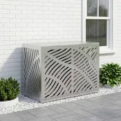 vidaXL Prekrivalo za klimatsko napravo Srebrna 100 x 50 x 70 cm