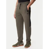 Reebok Spodnji del trenirke Andrews RK25545CCM Zelena Regular Fit