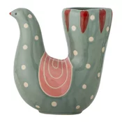 Zelena lončena ročno poslikana vaza (višina 19 cm) Trudy – Bloomingville