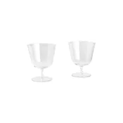 HAY Komplet kozarcev za vino Curve Stem 9 x 11 cm 2-pack