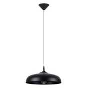 Sollux SL.1330 - Luster na sajli GINA 1xE27/15W/230V precnik 38 cm crna