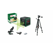 Bosch Quigo Green II laserski križni nivelir - zelena zraka - 0603663C02 + GRATIS STATIV TT 150
