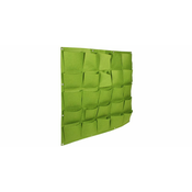 Merco Wall Grow Bag 25 tekstilnih stenskih sadilnikov zelene barve, 1 kos