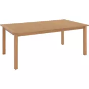 BAŠTENSKI STO prirodna boja drvo