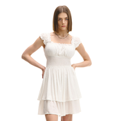 Cropp - Mini obleka - bela