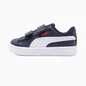 PUMA Rickie Classic Toddlers Sneakers, Shoes, Navy/White/Red, 25