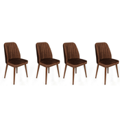 Hanah Home Set 4 trpezarijske stolice Alfa Orah