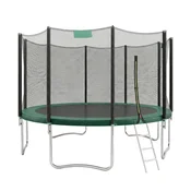 Songmics Trampolin 305 cm 427x270 cm zelena