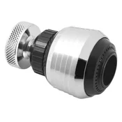 Perlator - regulator za armaturo 2 funkciji kratek 2 funkciji black-chrome (črna-krom)