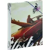 Unipapel Mapa z elastiko A4, trda, #4680.02 Life zahod