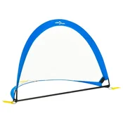 Vidaxl Otroški nogometni gol 2 kosa s torbo 119x82x84,5 cm