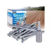 GEKO Vijaki za teraso 4,5x60 mm 250 kosov + nastavek T15 - G30181