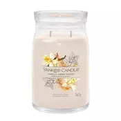 shumee YANKEE CANDLE Signature velika sveča v kozarcu VANILLA CREME BRULEE 567 g