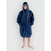 Dryrobe Advance Long Sleeve Kids 5-9 Surf Poncho navy grey